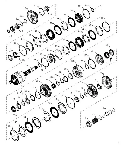 87431390 - Диск крайний прижимн. корзины вала КПП 8,5C TJT9./St.